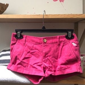 Abercrombie Girls size 14 twill shortie shorts.